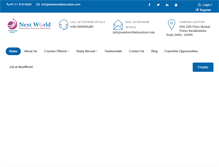 Tablet Screenshot of nextworldeducation.com